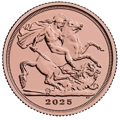 Pièce Quart Souverain Or 2025