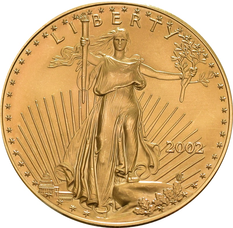 Eagle en or de 1 once - 2002