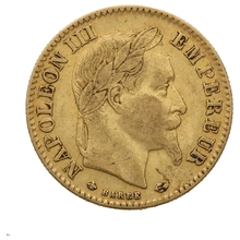 Pièce 10 Francs Or 1868 Napoléon III A