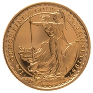 Pièce Britannia Or 1/4 Once 1987 BE