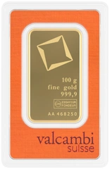Lingot d'Or 100g Valcambi