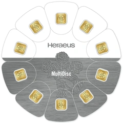 Lingots d'Or 10g (1g x 10) Multidisque Heraeus