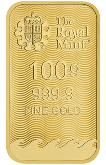 Lingot d'Or 100g Royal Mint Britannia
