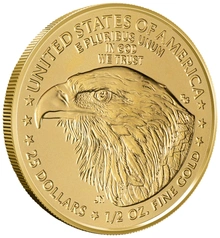 Pièce American Eagle Or 1/2 Once 2026