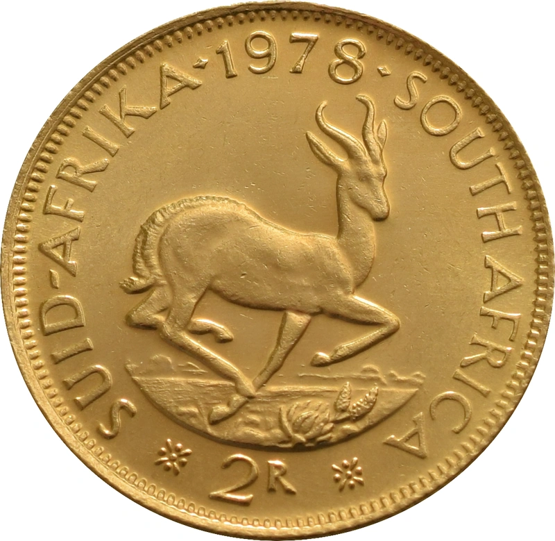 Pièce 2 Rand Or Afrique du Sud