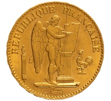 20 Francs Or Génie 3ème République 1875 A