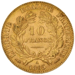 Pièce 10 Francs Or Cérès 3ème République