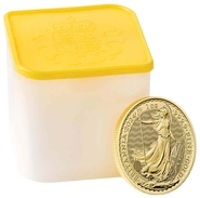 Tube de 10 Pièces Britannia Or 1 Once 2024