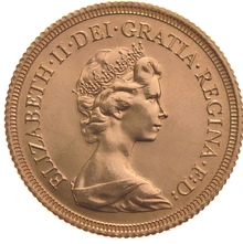 Pièce Souverain Or 1980