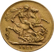 Souverain en or - 1927 (SA)