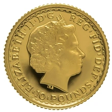 Pièce Britannia Or 1/10 Once 2003 BE