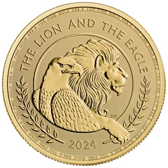 Pièce Le Lion et l'Aigle Or 1 Once 2024