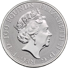 Royal Mint Queen's Beasts en Platine de 1 Once 2020 le Faucon