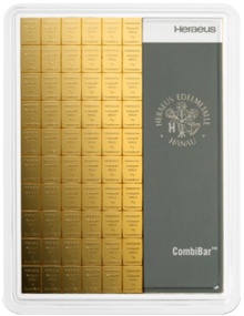 Lingot d'Or Combibar 100 x 1g Heraeus