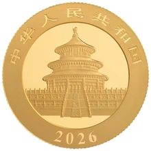 Pièce Panda Or 8g 2026