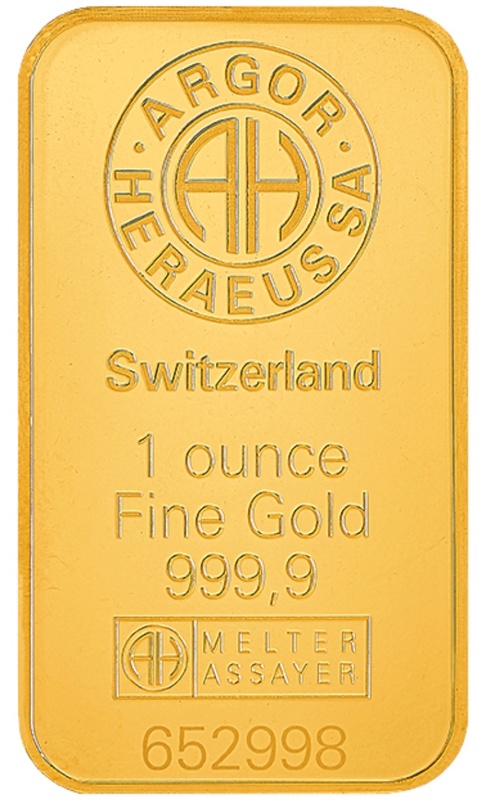 Argor-Heraeus 1oz Gold Bar