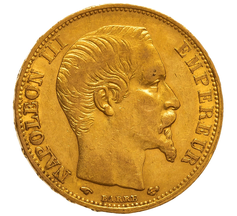 Pièce 20 Francs Or 1860 Napoléon III A