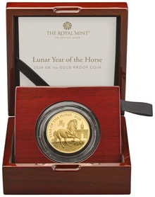 Pièce en or Finition Particulière 1 oz Année du Cheval 2026 de Royal Mint