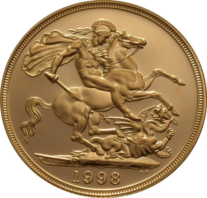 1998 Proof £2 Coin Gold Double Sovereign