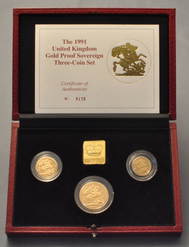 1991 - Sovereign Three Coin Set