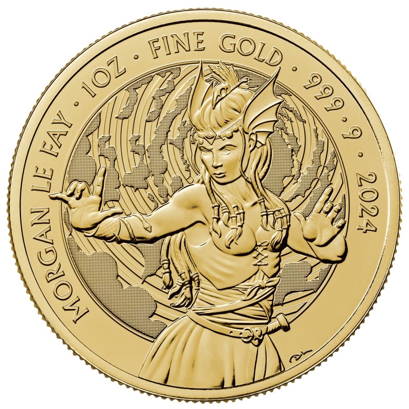 2024 Morgan Le Fay Myths & Legends 1oz Gold Coin