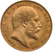 Pièce Souverain Or Édouard VII Coffret Cadeau