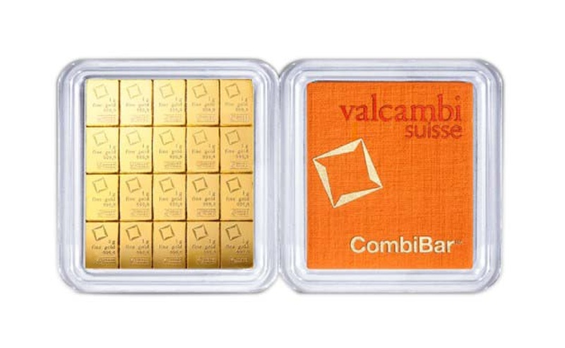Lingot d'Or 20g Combibar (20 x 1g) Valcambi