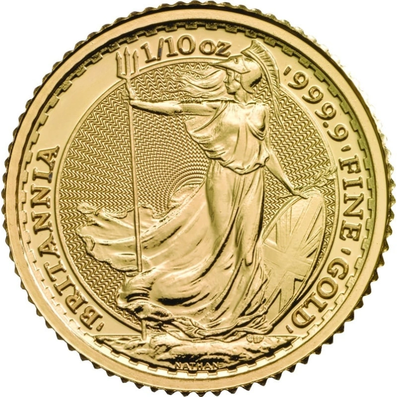 Pièce Britannia Or 1/10 Once Notre Choix