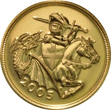 Pièce Souverain Or 2005