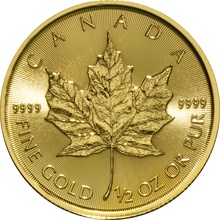 Maple Leaf Or 1/2 Once 2018