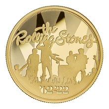 Coffret Belle épreuve pièce Or 1 once Music Legends - The Rolling stones 2022