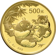 Panda en or de 1 Once - 2006