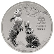 Collection Perth Mint Lunar de 1 once en argent - 2023  Année du Lapin
