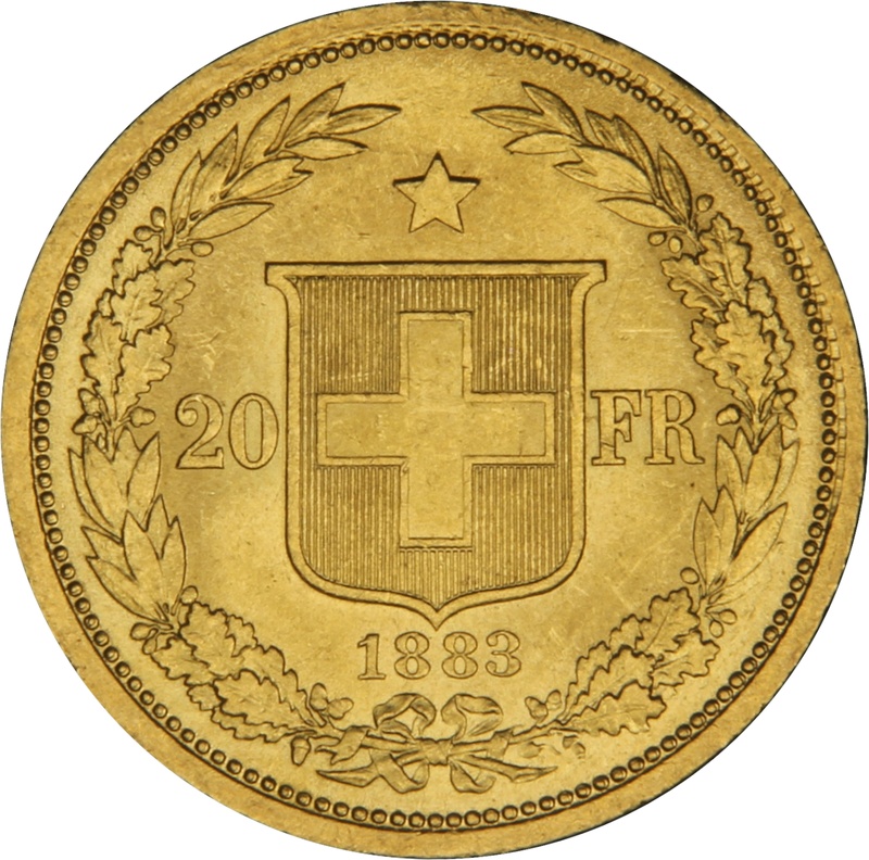 20 Francs Or Suisse Tête Helvetia