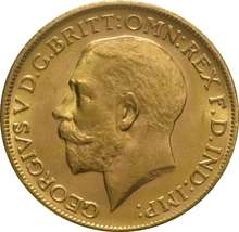 Pièce Souverain Or 1912 (M)