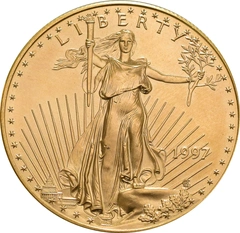 Pièce 50 Dollars Or American Eagle 1 Once 1997