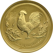Collection Perth Mint série Lunar en or de 1 once - 2017 Année du coq