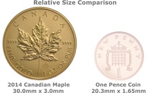 Maple Leaf Or 1 Once 2014