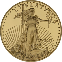 Pièce American Eagle Or 1/2 Once 2011 BE