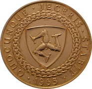 Quintuple souverain de L’île de Man - 1965