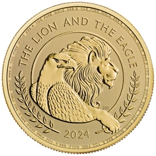 2024 Pièce Or 1 once Le Lion et l'Aigle