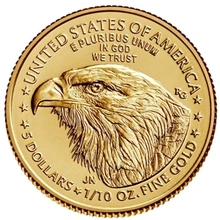 Pièce American Eagle Or 1/10 Once 2022