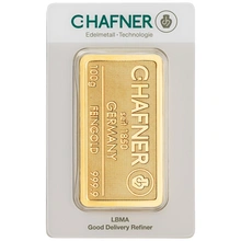 Lingot d'Or 100g C. Hafner