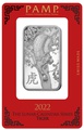 Collection Perth Mint Lunar lingot PAMP en argent d'1 oz - 2022 Année du Tigre