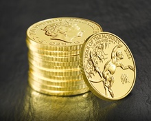 Collection Royal Mint Lunar de 1 Once en Or 2016 Année du Singe