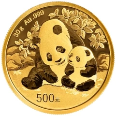 Pièce Panda Or 30g 2024
