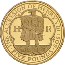 Ecrin Quintuple Souverain Or Henry VIII 2009