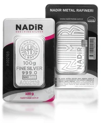 Lingot d'Argent 100g Nadir