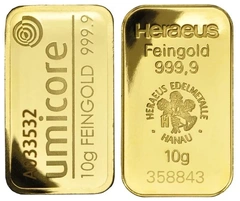 Lingot d'Or 10g Notre Choix Occasion