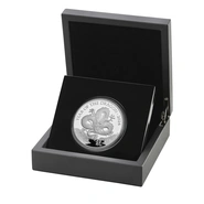 Pièce Royal Mint Lunar Argent 5 Onces 2024 Année du Dragonen en Boîte